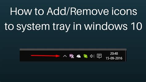 how to add apps in system tray