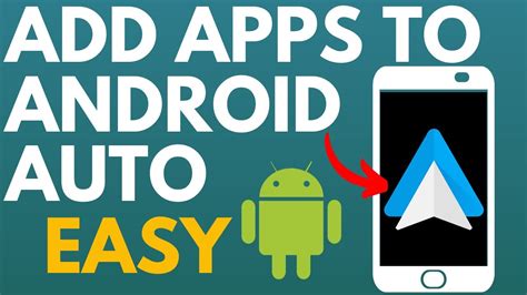 how to add apps on android auto