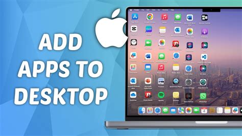 how to add apps to desktop apple