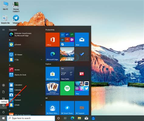 how to add apps to home screen microsoft