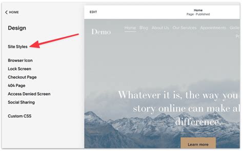 how to add button code on squarespace