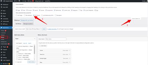 how to add button in header wordpress
