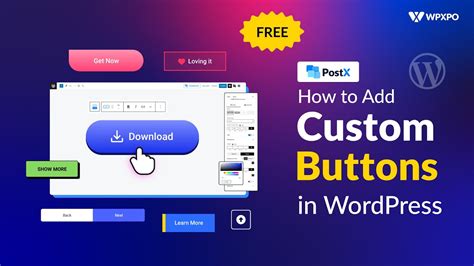 how to add button in wordpress