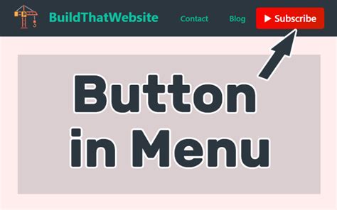 how to add button in wordpress menu