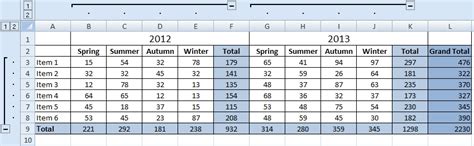 how to add button to hide rows in excel