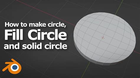 how to add circle in blender