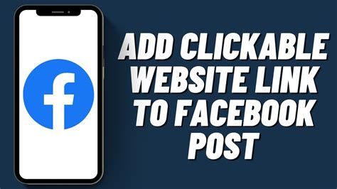 how to add clickable link to fb post