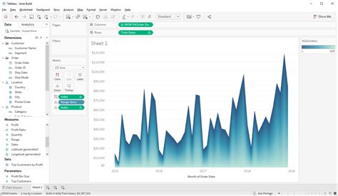 how to add color gradient in tableau
