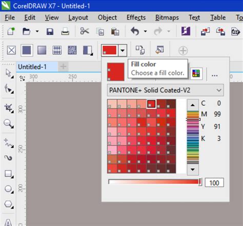 how to add color in coreldraw x7