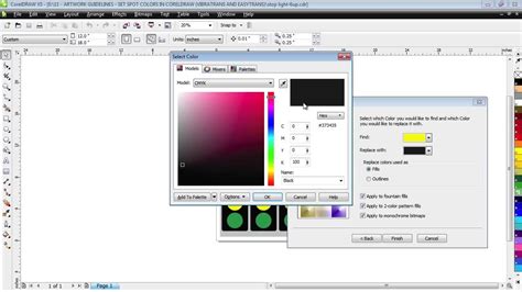 how to add colors in coreldraw