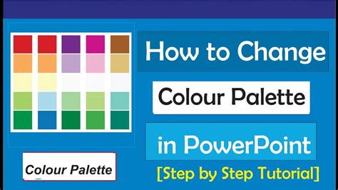 how to add colour palette in powerpoint