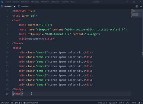 how to add css to html in vscode