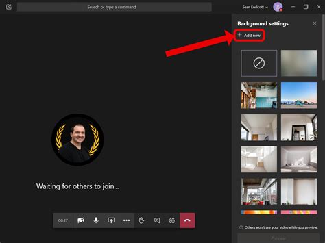 how to add custom background in teams browser