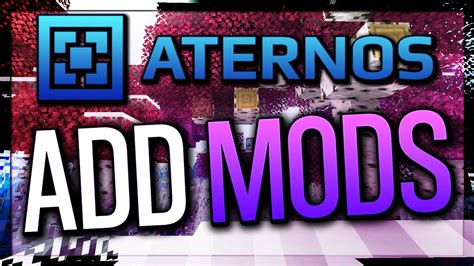 how to add custom curseforge mods to aternos