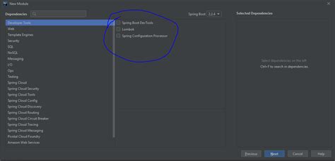 how to add dependency in existing spring boot project in intellij