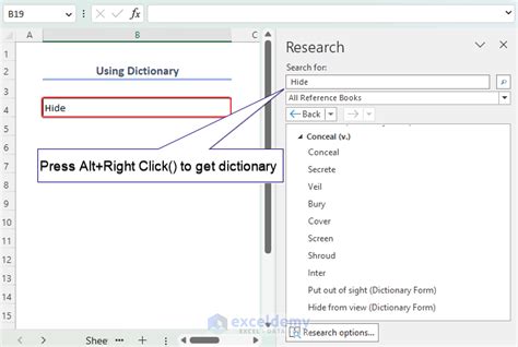 how to add dictionary in excel