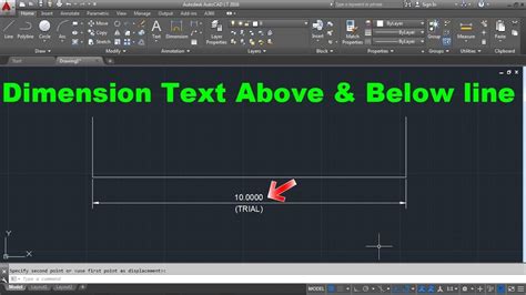 how to add dimension lines in word