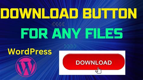 how to add download button in wordpress