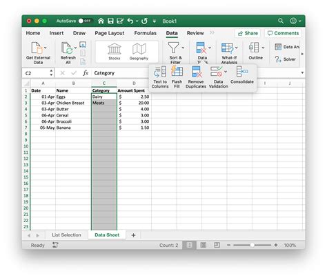 how to add drop down values in excel column