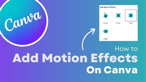 how to add effects to a photo in canva
