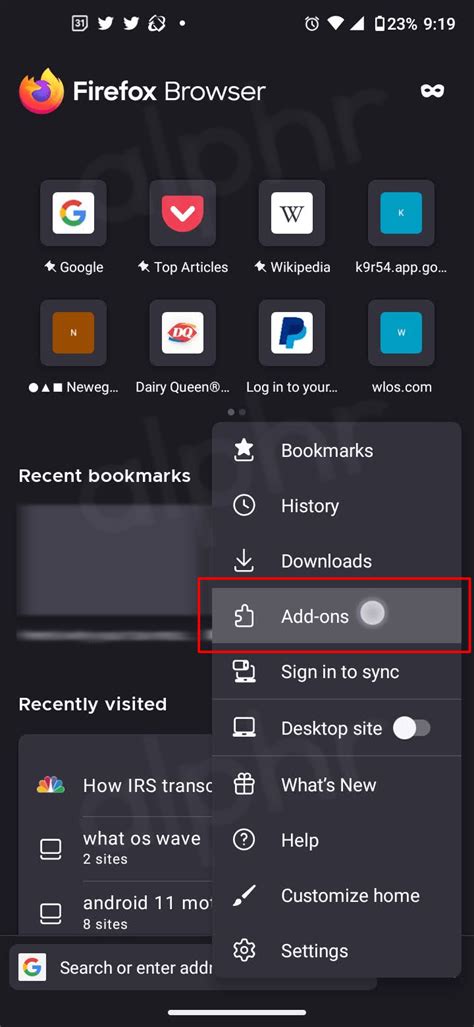 how to add extensions to chrome mobile android