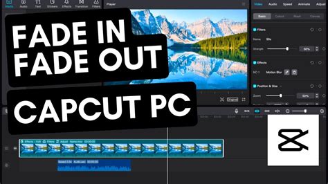 how to add fade in capcut pc