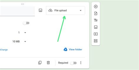 how to add file in google form