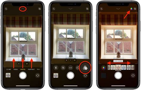 how to add filter option in iphone camera