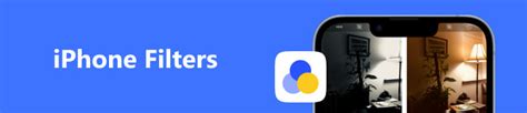 how to add filters on iphone