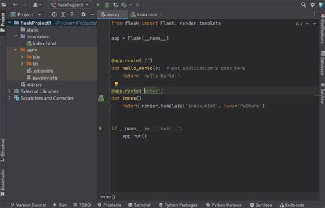 how to add flask in pycharm