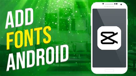 how to add font in capcut android