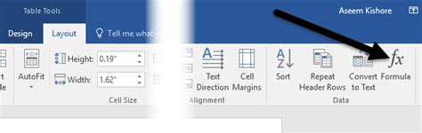 how to add formula in word mac