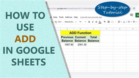 how to add function in google sheets