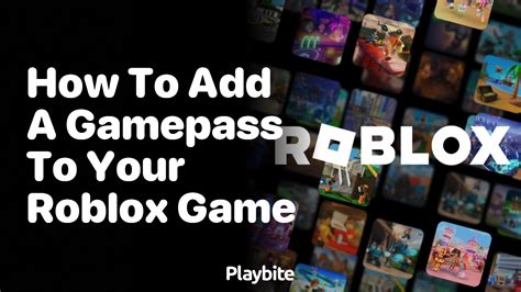 how to add gamepass to roblox game 2024