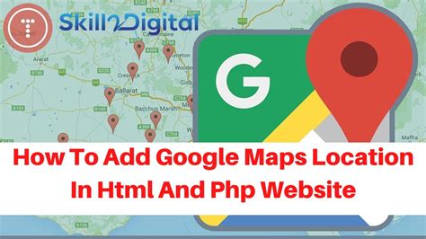 how to add google map in html