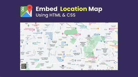 how to add google map in website html code
