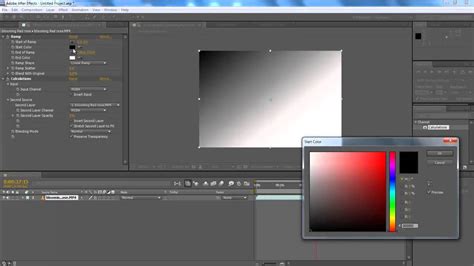 how to add gradient background in after effects
