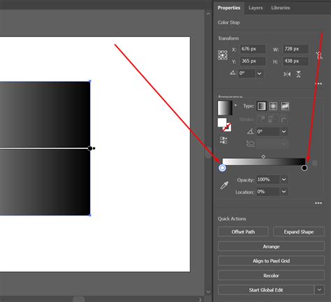 how to add gradient points in illustrator