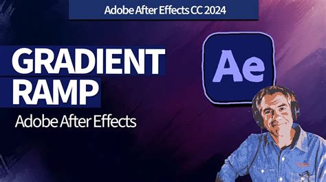 how to add gradient ramp in after effects