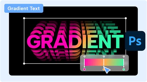 how to add gradient to text in photoshop