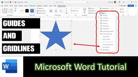 how to add guides in word