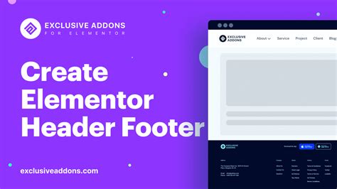 how to add header in elementor free