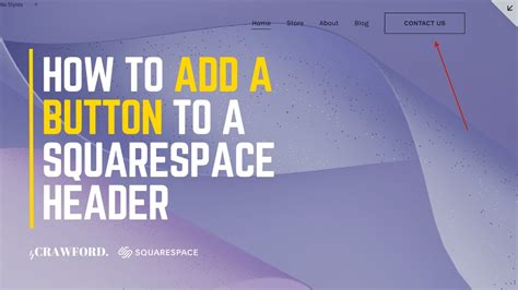 how to add header in squarespace