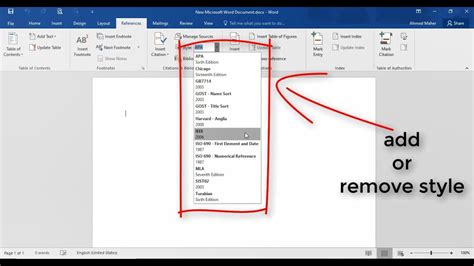 how to add ieee style in word