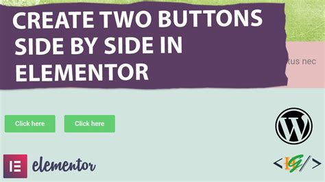 how to add image and text side by side in wordpress elementor