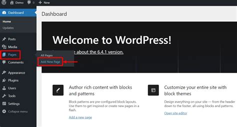 how to add image in home page in wordpress