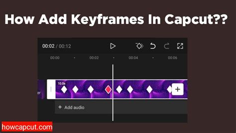 how to add keyframe in capcut mobile