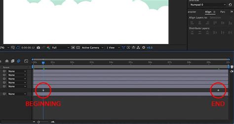 how to add keyframes to audio in after effects