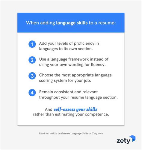 how to add language proficiency in cv