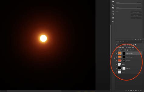how to add light glow effect in photoshop